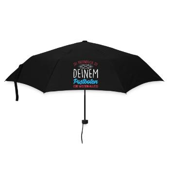 Postman BE KIND TO YOUR POSTMAN - Umbrella (small) - black - Front