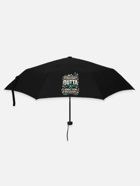 Entgiftung Entzug Suchtkrank - Regenschirm (klein) - Schwarz