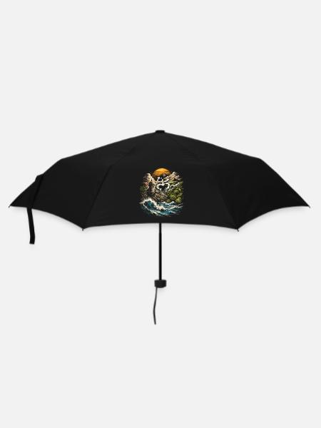 Puerto Rico Boricua - Regenschirm (klein) - Schwarz