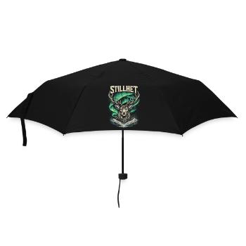 Scandinavian Viking Stillhet - Umbrella (small) - black - Front