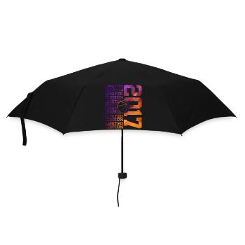 LIMITED EDITION 2017 BASKETBALL 9. GEBURTSTAG - Regenschirm (klein) - Schwarz - Vorne