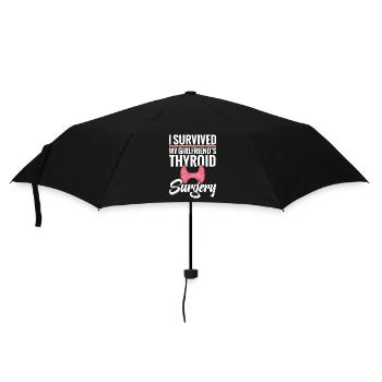 Chirurgie d’ablation de la thyroïde Petite amie Thyroïde - Parapluie standard - noir - Devant