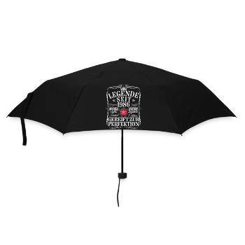 40th Birthday Man Woman 40 Years 1986 Decoration Funny - Umbrella (small) - black - Front