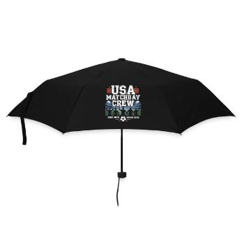 USA Matchday Crew – Soccer Fan - Umbrella (small) - black - Front