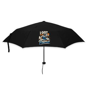 Power Ski | I Got The Powder | Powder snow - Umbrella (small) - black - Front
