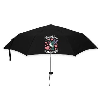 Hummingbird Sayings Hummingbird Funny Hummingbird Gift - Umbrella (small) - black - Front
