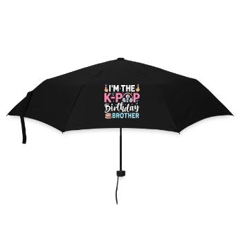 I'm The K-Pop Birthday Brother - Umbrella (small) - black - Front