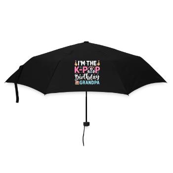 I'm The K-Pop Birthday Grandpa - Umbrella (small) - black - Front
