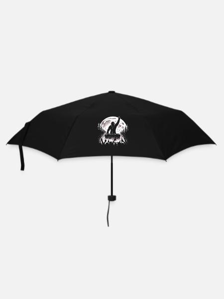 Bigfoot DJ - Regenschirm (klein) - Schwarz