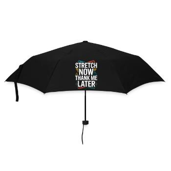 Un thérapeute de la main s’étire maintenant pour remercier le kinésithérapeute - Parapluie standard - noir - Devant