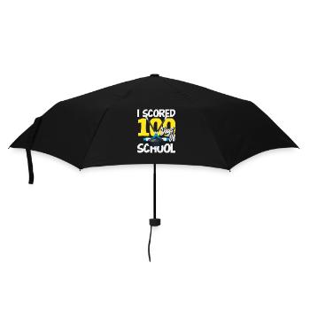 100 Tage Schule Eishockey Sport Design - Umbrella (small) - black - Front