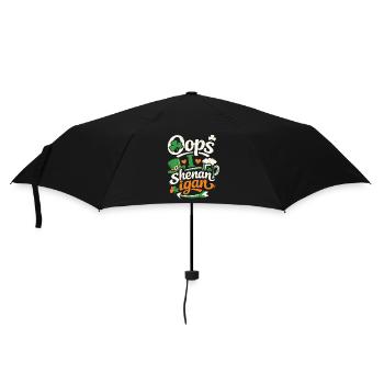 Oops I Shenanigan St Patrick's Day pun - Umbrella (small) - black - Front