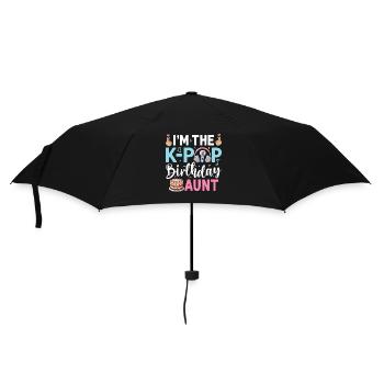 I'm The K-Pop Birthday Aunt - Umbrella (small) - black - Front