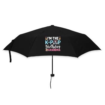 Je suis la grand-mère d’anniversaire de la K-Pop - Parapluie standard - noir - Devant