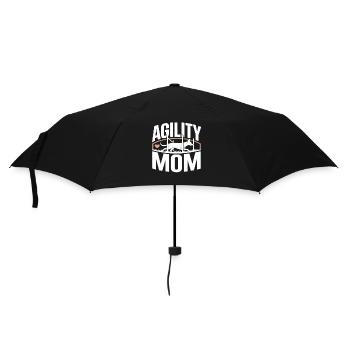 Agility Mom – Dog Sport Dogs Mom - Umbrella (small) - black - Front