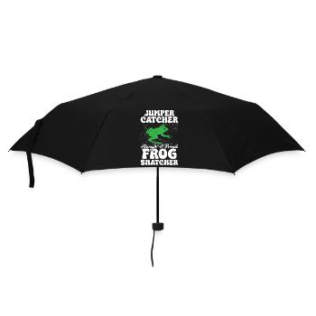 Frog Catcher Jumper Catcher Always A Proud Frog - Regenschirm (klein) - Schwarz - Vorne