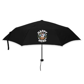 Poules Heureuses poulet Poulet Gardienne - Parapluie standard - noir - Devant