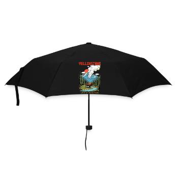 Yellowstone National Park Land Of Adventure - Umbrella (small) - black - Front