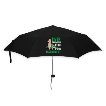 Aufklärung zur Leberspender-Organspende Leber - Regenschirm (klein) - Schwarz - Vorne