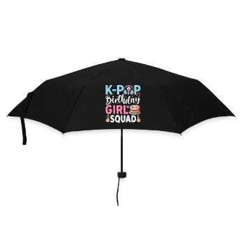 K-Pop Birthday Girl Squad - Umbrella (small) - black - Front