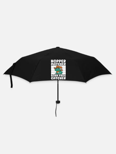 Frog Catcher Hopper Matcher Frog - Regenschirm (klein) - Schwarz