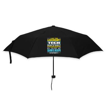 Legendary Tech Support Sarcasm IT Admin - Umbrella (small) - black - Front