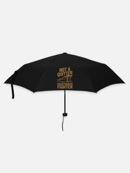 Calisthénie – Je ne suis pas du genre à abandonner - Parapluie standard - noir