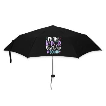 I'm The K Pop Birthday Squad - Regenschirm (klein) - Schwarz - Vorne
