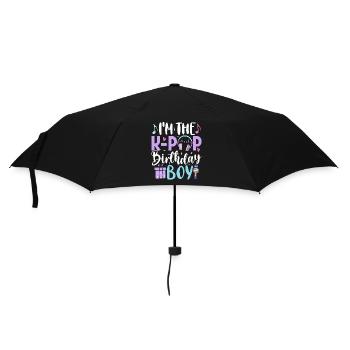 I'm The K Pop Birthday Boy - Umbrella (small) - black - Front