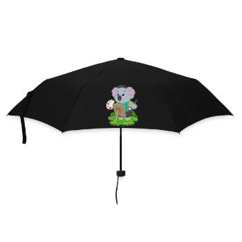 Peintre Koala Peinture au pinceau - Parapluie standard - noir - Devant