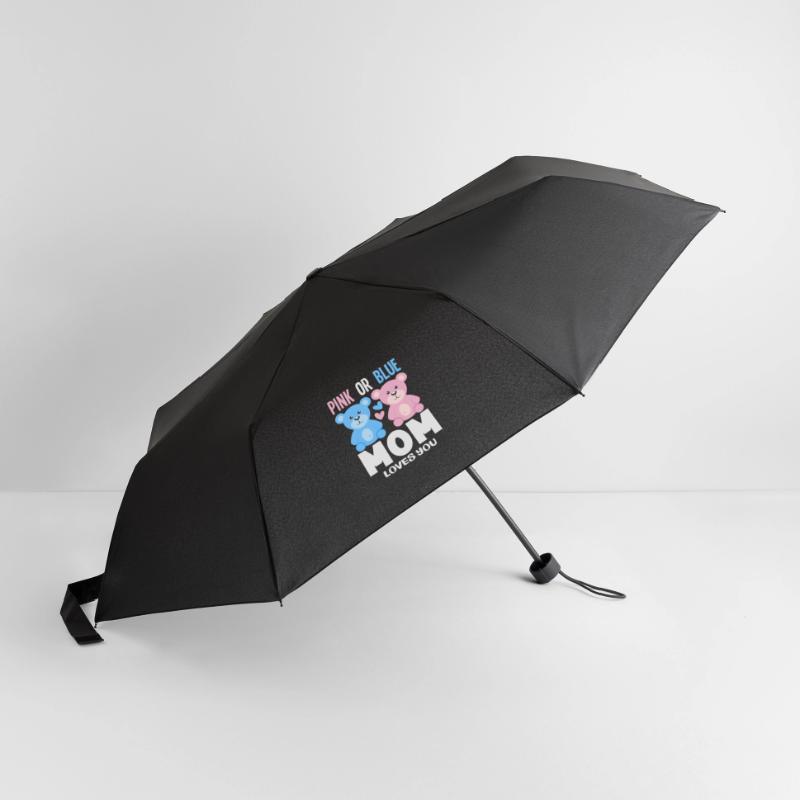Pink Oder Blau Mama Liebt Dich Regenschirm (klein)