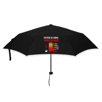 Garde de Nuit Batterie Faible Infirmière - Parapluie standard - noir - Devant