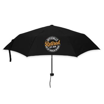 Ruhestand 2026 Nicht mehr mein Problem Ruhestand - Regenschirm (klein) - Schwarz - Vorne
