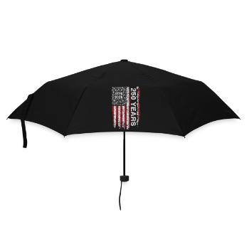 USA 250 Jahre 1776-2026 - Regenschirm (klein) - Schwarz - Vorne
