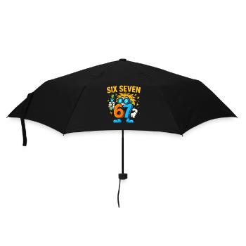 Six Seven 67 Idée de cadeau pour nerds sur l’humour scientifique - Parapluie standard - noir - Devant