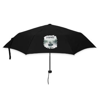 Légendes de la pêche Père Fils - Parapluie standard - noir - Devant