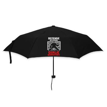 Hockey Goalie Geschenk Goalie Life Hockey Goalie - Regenschirm (klein) - Schwarz - Vorne
