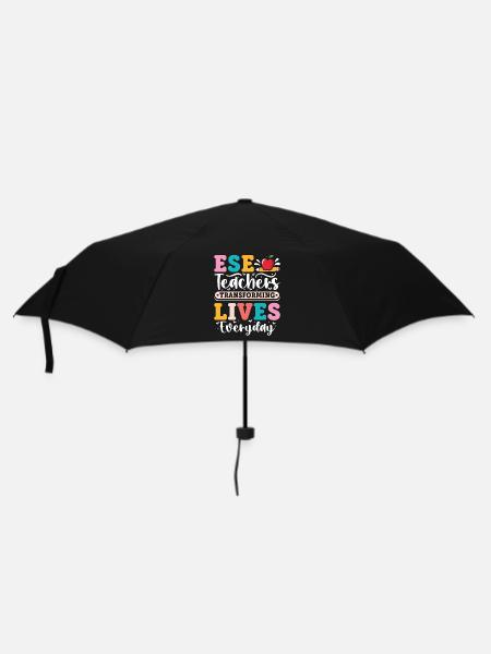 Geschenke für ESE-Lehrer - Regenschirm (klein) - Schwarz