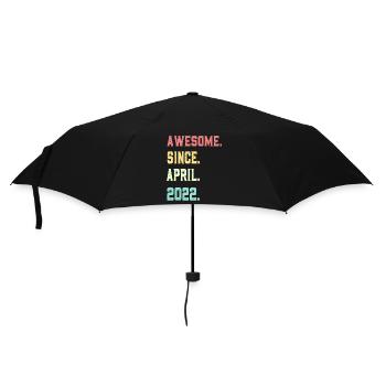 Génial depuis avril 2022 - Parapluie standard - noir - Devant