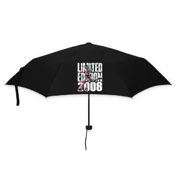 Édition limitée anniversaire du football 2008 - Parapluie standard - noir - Devant