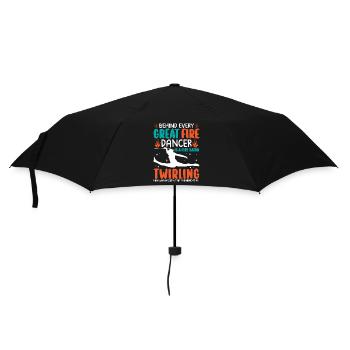 Danseuse de l’école de danse Vortex Dance - Parapluie standard - noir - Devant