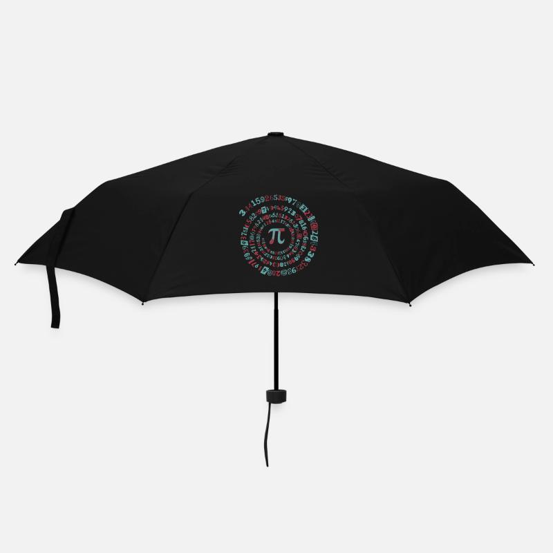 Pi - Mathematik - Regenschirm (klein) - Schwarz
