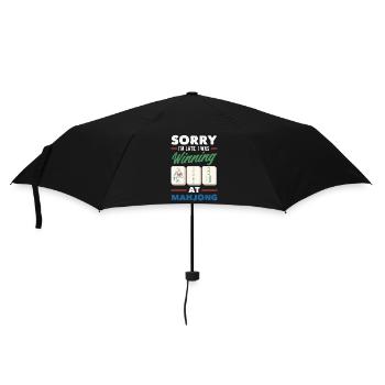 It's Mahjong Time - Umbrella (small) - black - Front