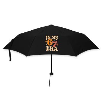 Dans mon mème d’humour italien de la pourriture cervementale de l’ère 67 des Six Sept - Parapluie standard - noir - Devant