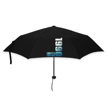 36. Geburtstag Mann Frau 36 Jahre alt 1990 Geschenk - Regenschirm (klein) - Schwarz - Vorne