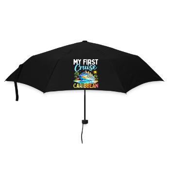 My First Cruise Caribbean - Regenschirm (klein) - Schwarz - Vorne