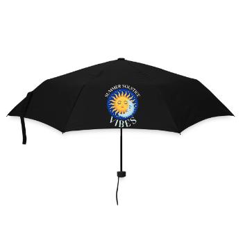 Litha Pagan Solstice d’été Midsommar - Parapluie standard - noir - Devant