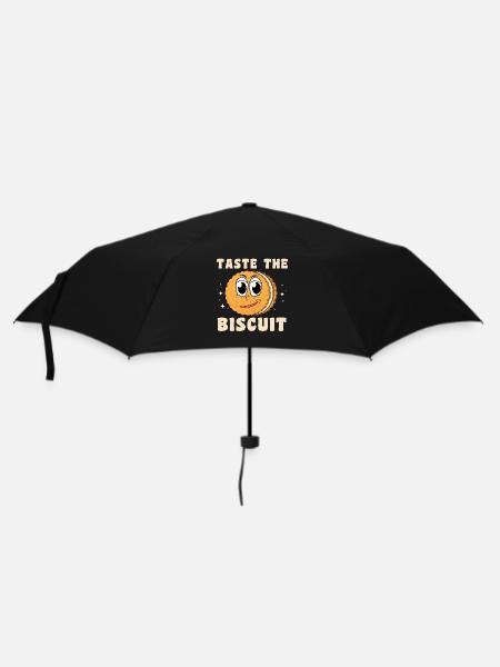 Taste The Biscuit Charakter - Regenschirm (klein) - Schwarz