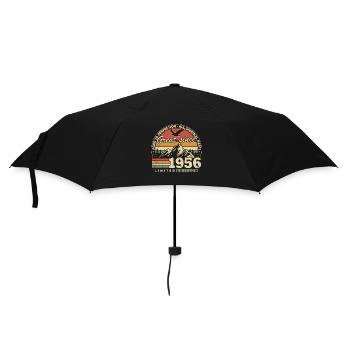 Cadeau d’anniversaire original vintage de 1956 - Parapluie standard - noir - Devant