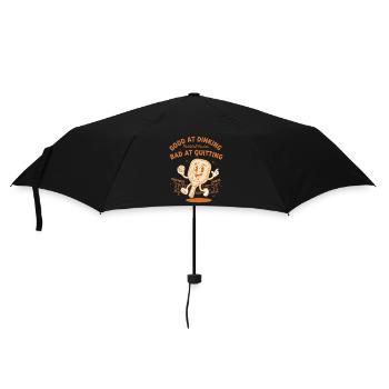 Pickleball Funny Player Good At Dinking Bad At - Umbrella (small) - black - Front